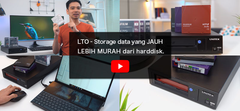 LTO - Storage data yang JAUH LEBIH MURAH dari harddisk