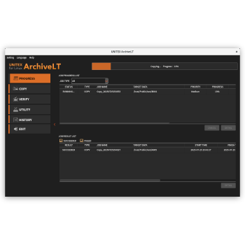 UNITEX ArchiveLT for Linux / QNAP