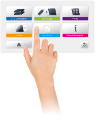 Touch panel operation image