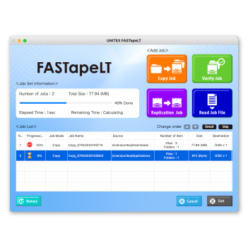 UNITEX FASTapeLT for MacOSX