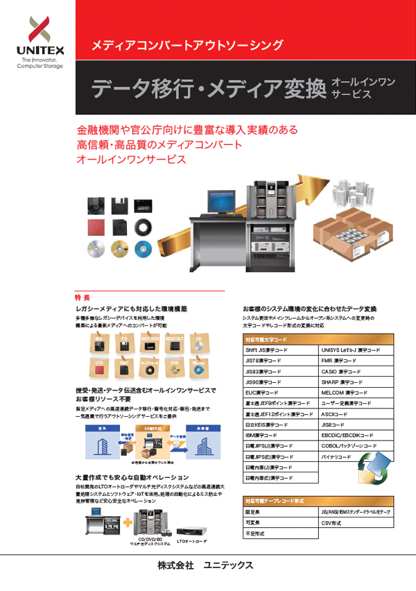 メディアコンバートアウトソーシング