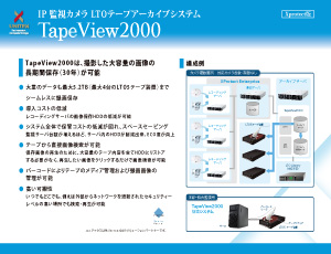 IP監視カメラLTOテープアーカイブシステム