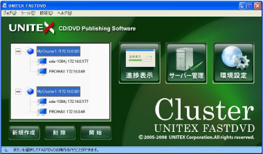 UNITEX FASTDVD Cluster