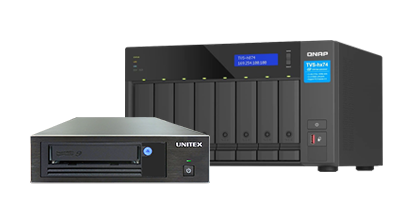 UNITEX USB-LTO & QNAP NAS