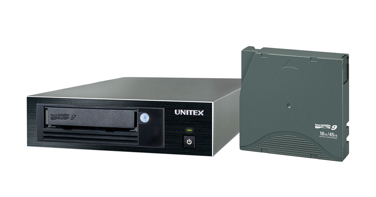 高速USB/SAS接続 LTOテープドライブ｜UNITEX