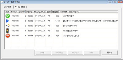 進捗表示機能画面イメージ